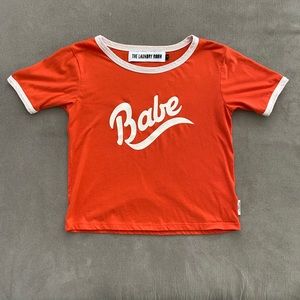 Babe Ringer Crop Top